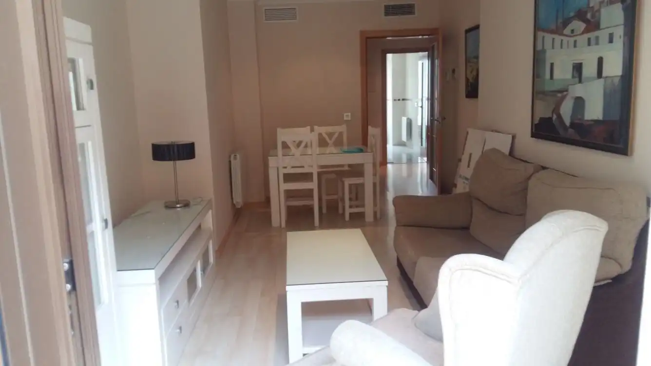 Sala d'estar de Apartament de lloguer en Badajoz amb Aire condicionat, Calefacció i Moblat