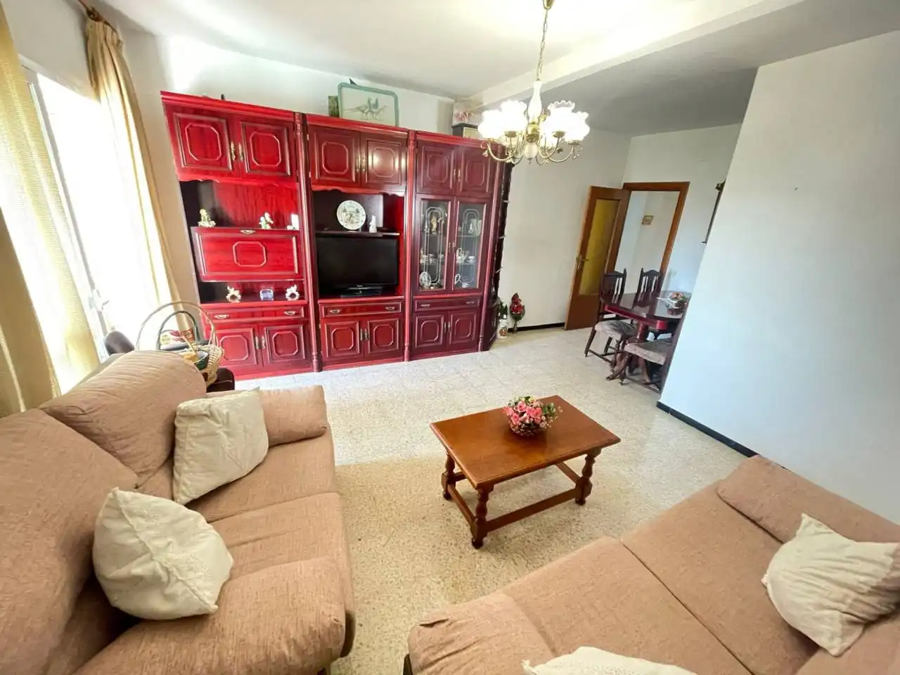 Sala de estar de Piso en venta en Estepona con Terraza y Amueblado