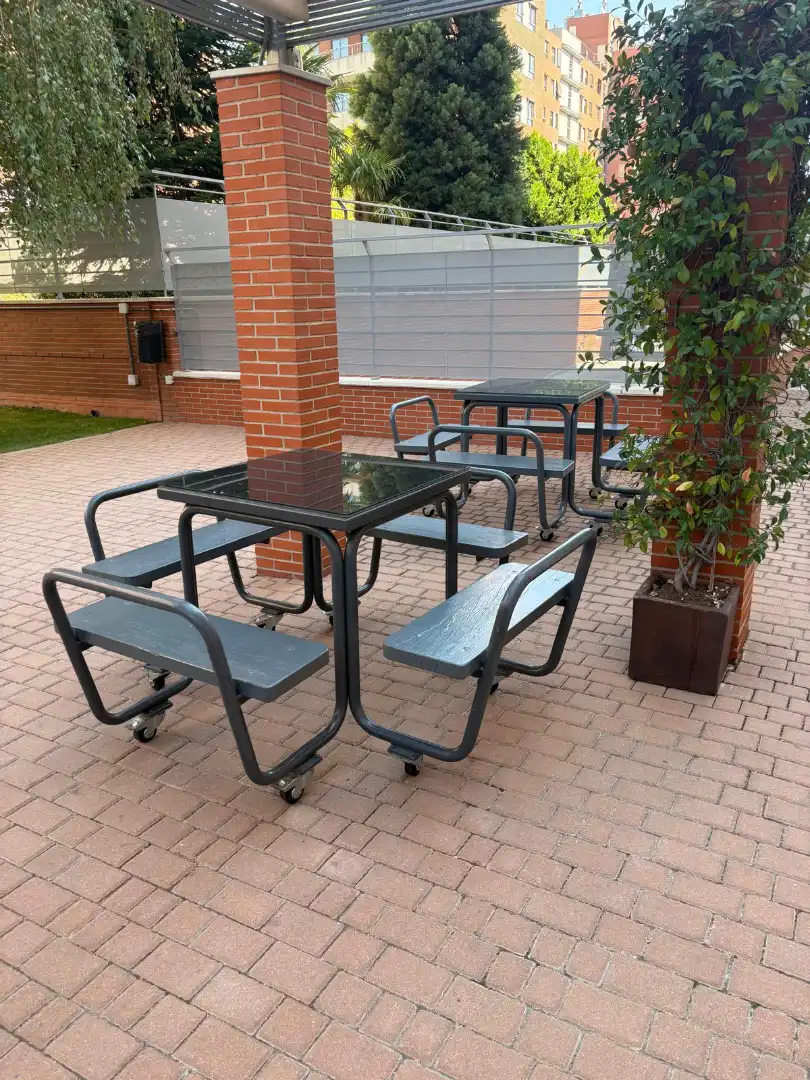 Terrace of Flat for rent in Madrid  with Air Conditioner, Heating and Storage room