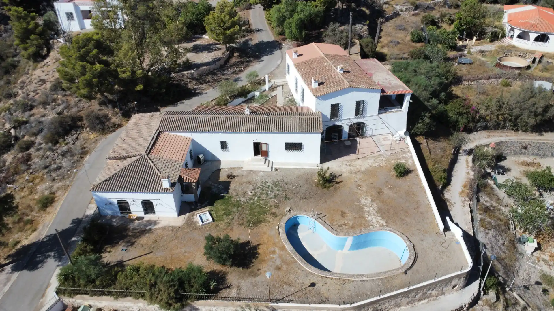 Exterior view of Houses for sale in Adra  with Private garden, Terrace and Swimming Pool