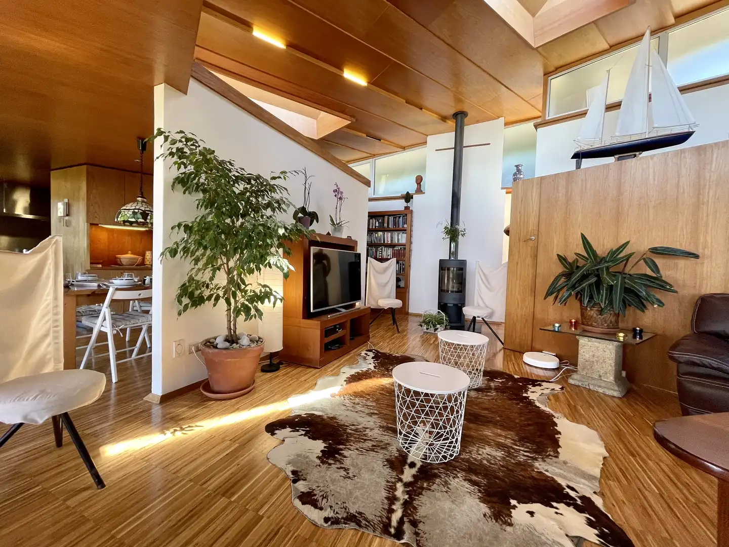 Sala de estar de Casa o chalet de alquiler en Nigrán con Calefacción, Jardín privado y Parquet