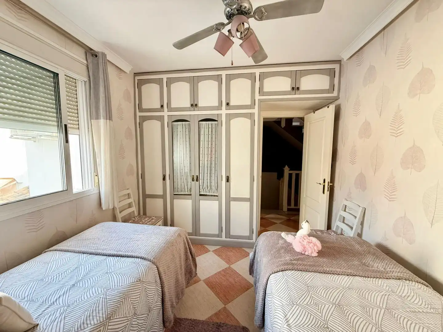 Bedroom of Detached homes for sale in Roquetas de Mar  with Air Conditioner, Balcony and Community pool