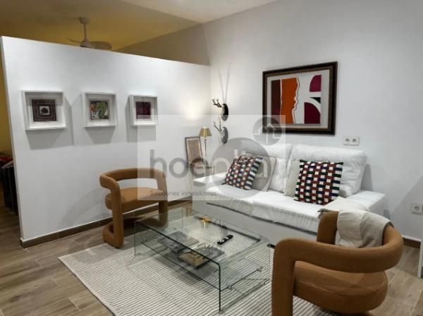 Sala d'estar de Planta baixa de lloguer en  Sevilla Capital amb Aire condicionat i Moblat