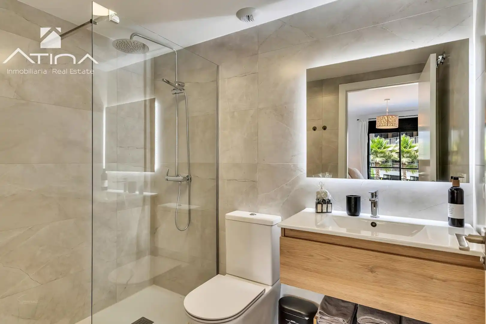 Bany de Apartament en venda en Jávea / Xàbia amb Aire condicionat, Jardí privat i Terrassa