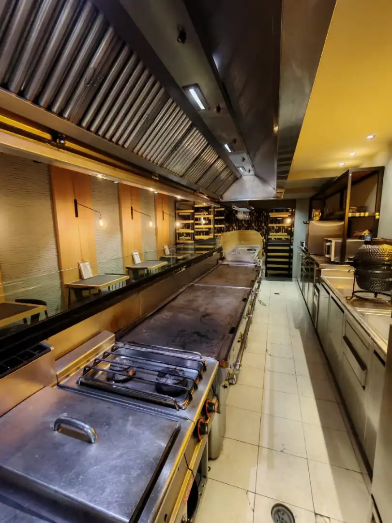 Cocina de Local en traspaso en Sabadell con Aire acondicionado, Amueblado y Alarma