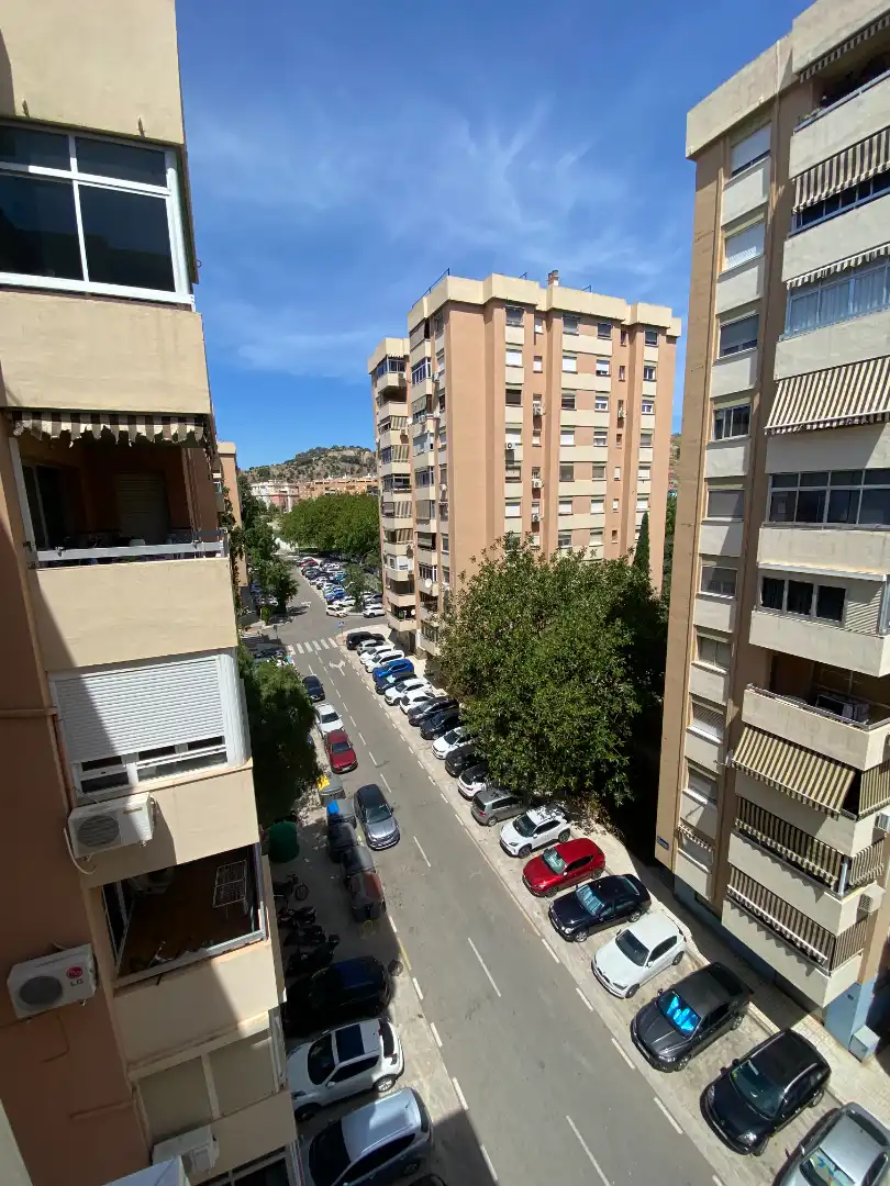 Exterior view of Flat for rent in Málaga  with Air Conditioner, Terrace and Furnished
