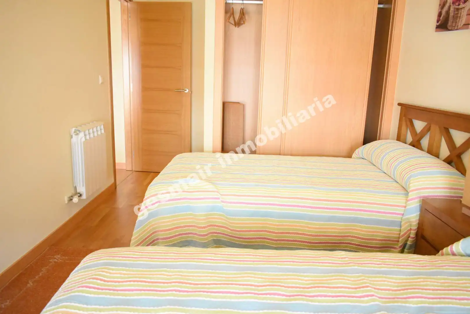 Bedroom of Flat for rent in Poio  with Heating, Parquet flooring and Terrace