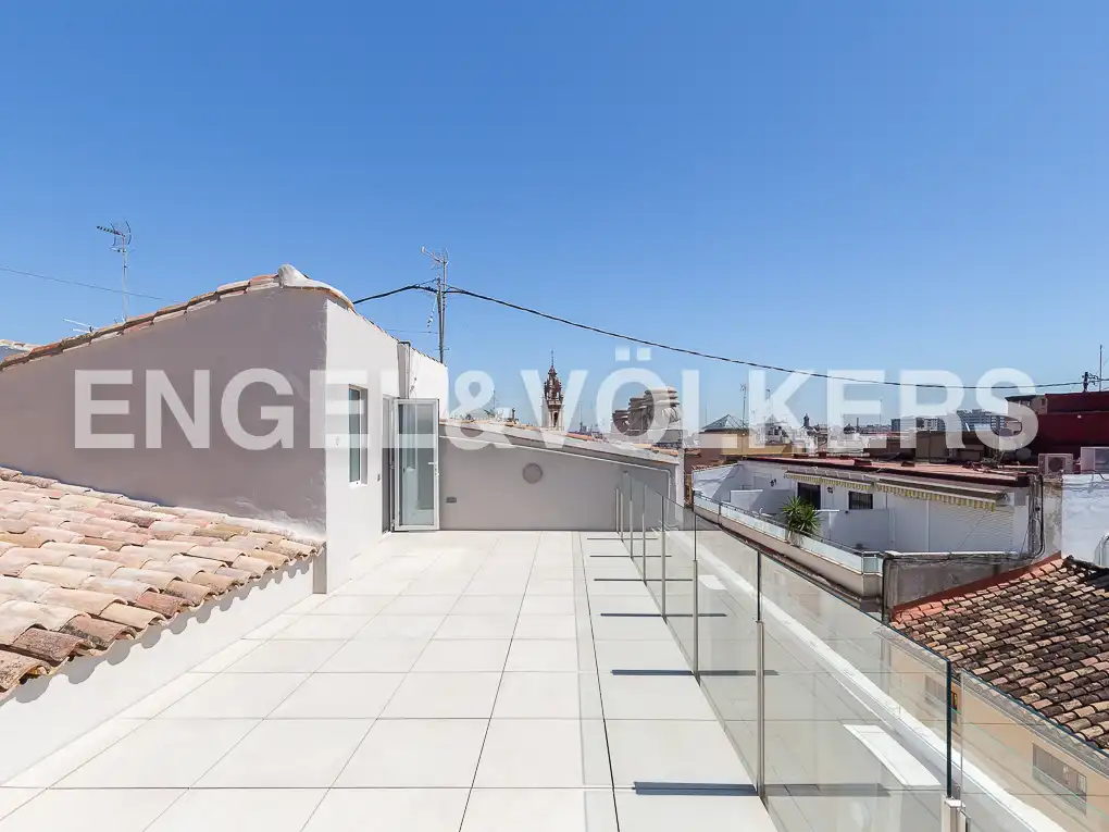 Terrassa de Àtic de lloguer en Valencia amb Aire condicionat, Calefacció i Terrassa