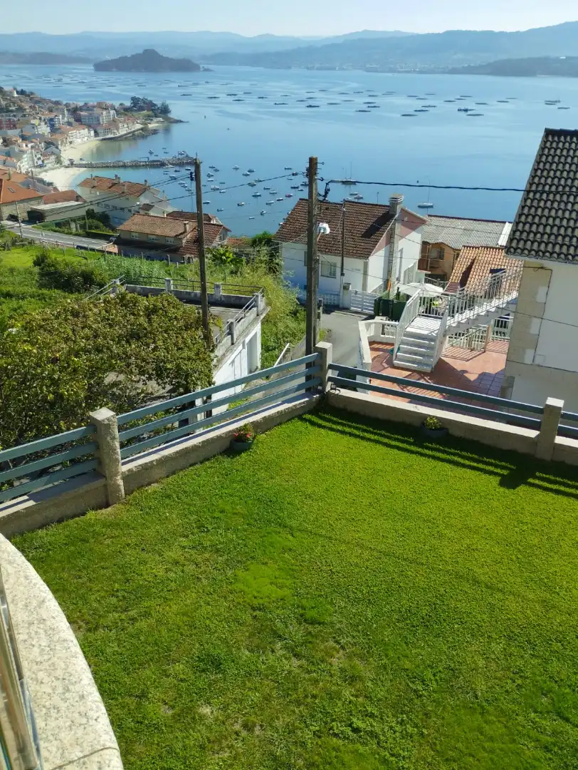 Garden of Houses for rent in Sanxenxo  with Air Conditioner, Private garden and Terrace