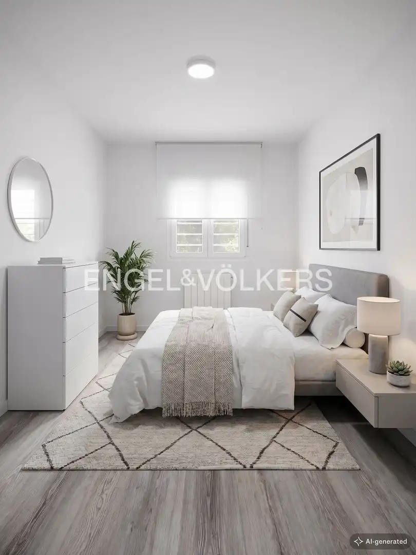 Dormitori de Apartament en venda en Madrid amb Calefacció i Moblat