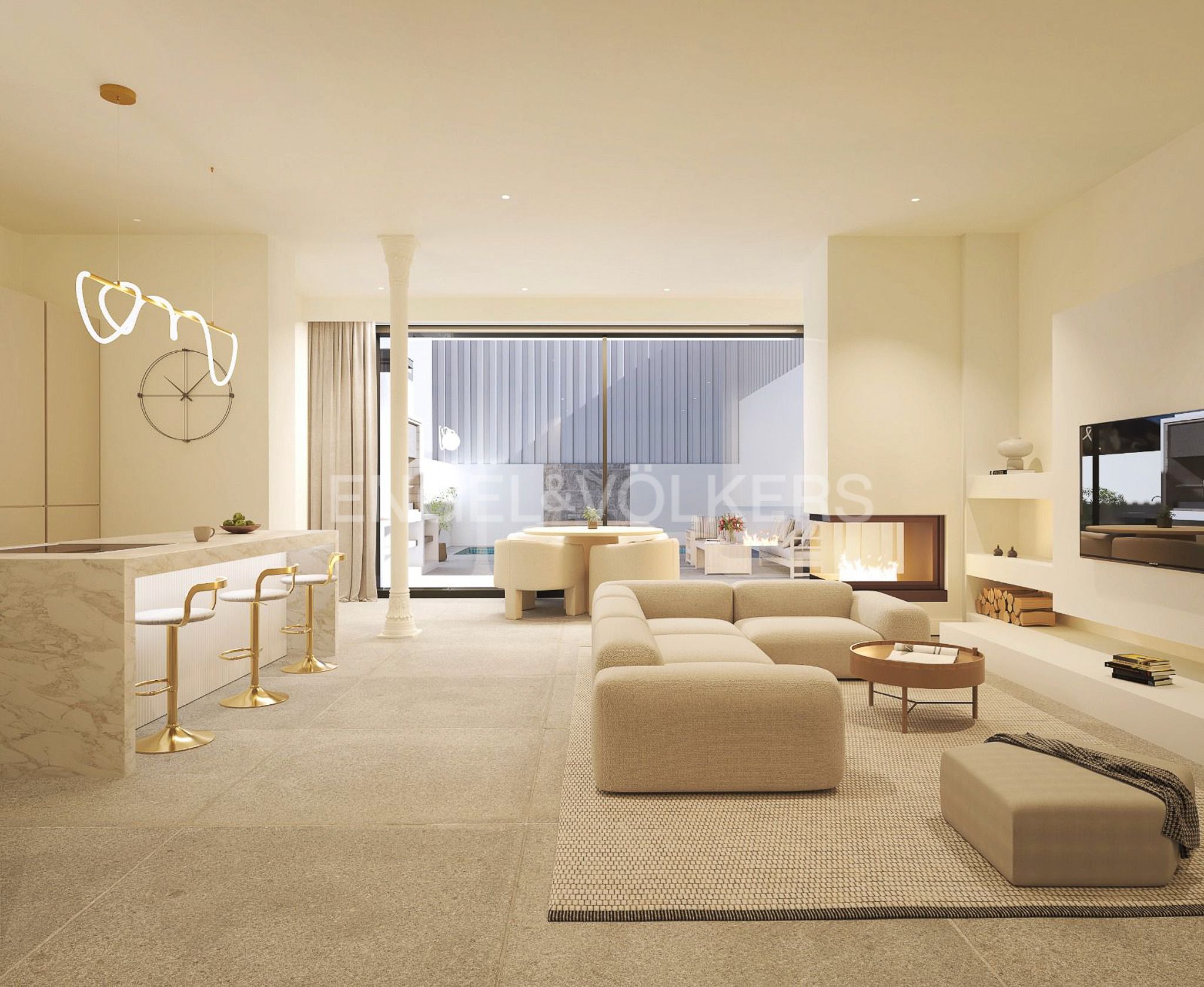 Sala d'estar de Casa o xalet en venda en Calella amb Aire condicionat, Calefacció i Terrassa