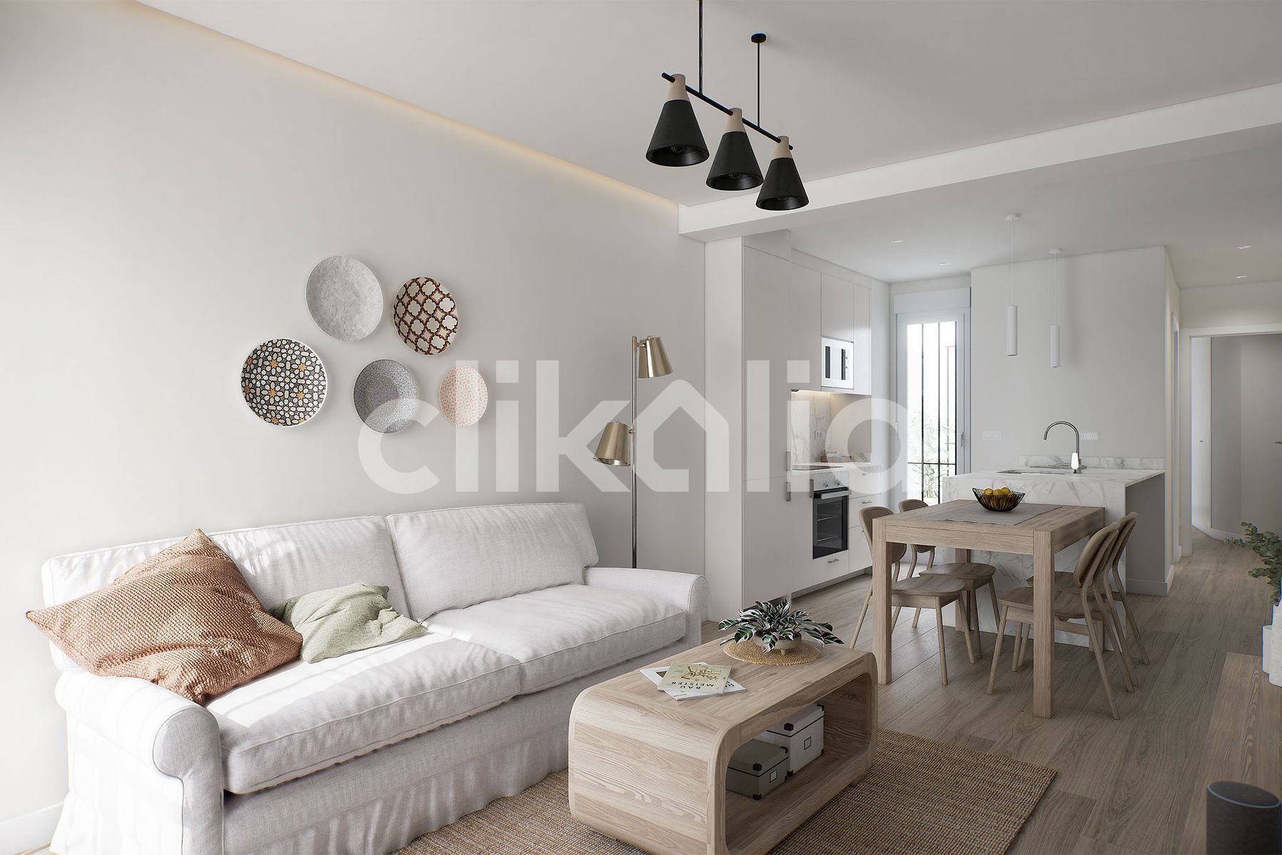 Sala d'estar de Pis en venda en  Sevilla Capital amb Aire condicionat i Terrassa