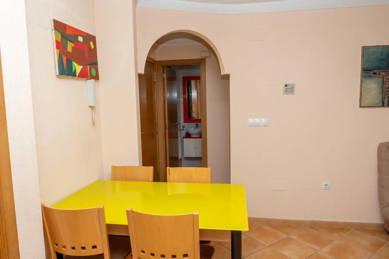 Menjador de Apartament en venda en Formentera del Segura amb Aire condicionat, Terrassa i Moblat
