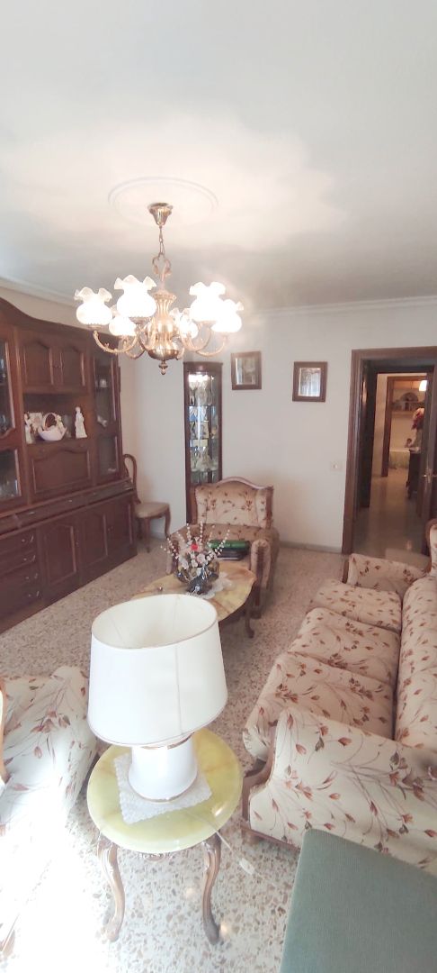 Living room of Flat for sale in Salamanca Capital  with Heating, Terrace and Furnished