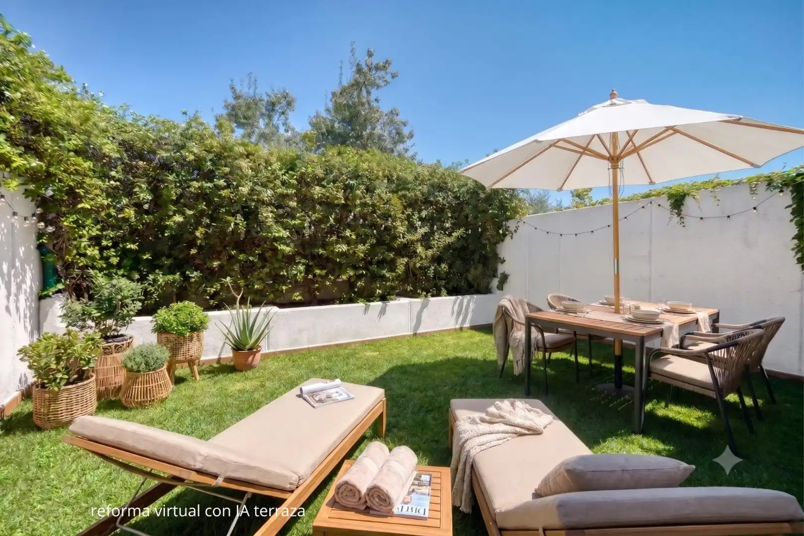 Garden of Detached homes for sale in Pozuelo de Alarcón  with Air Conditioner, Heating and Private garden