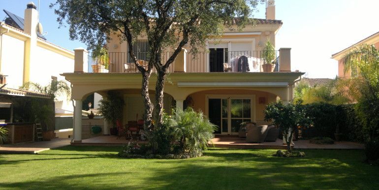 Garden of Single-family semi-detached for sale in Marbella  with Air Conditioner, Private garden and Terrace