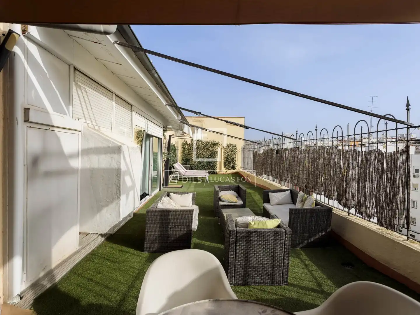 Terrace of Flat for rent in Madrid  with Air Conditioner, Heating and Terrace