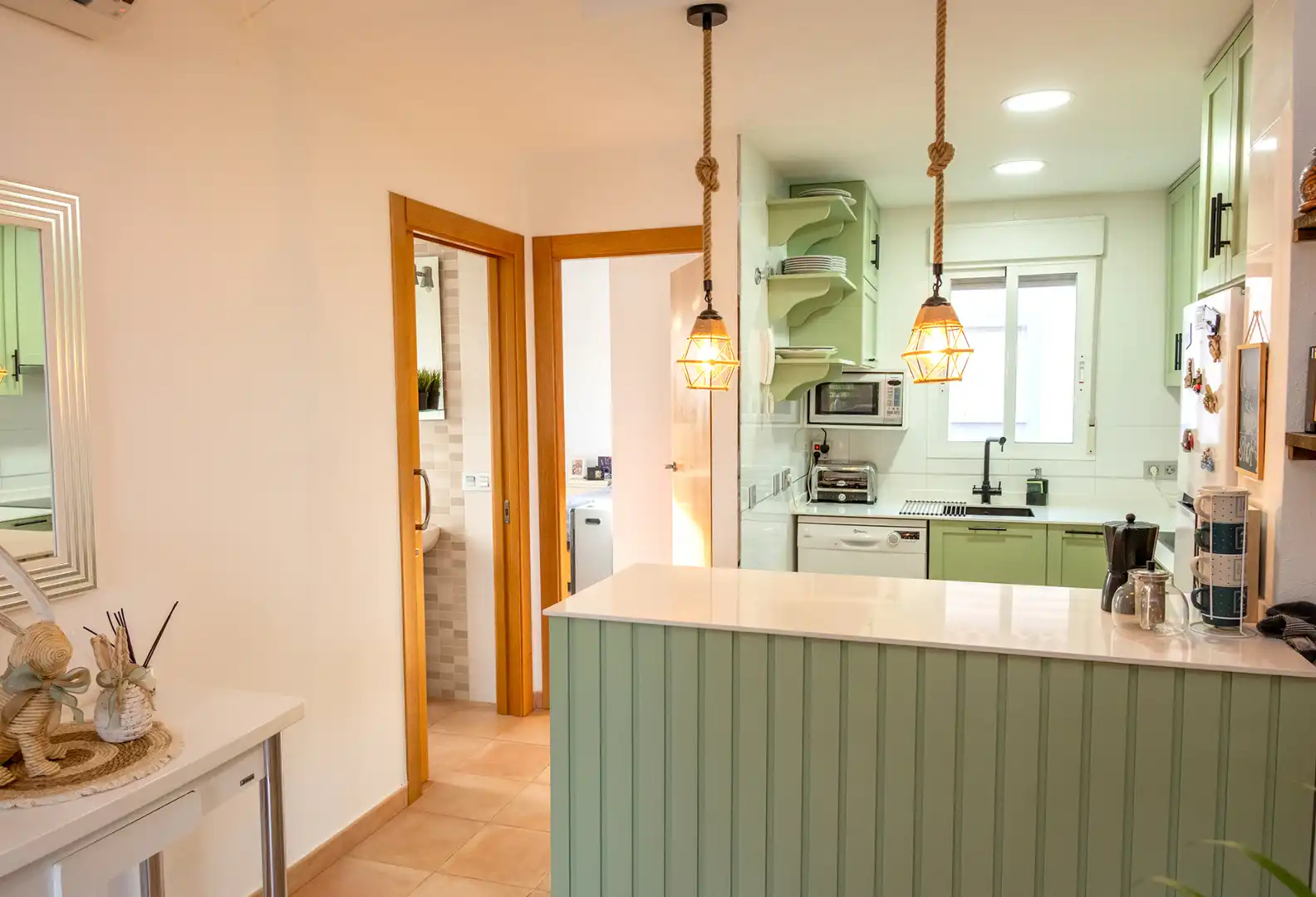 Kitchen of Attic for sale in Cartagena  with Air Conditioner, Heating and Parquet flooring