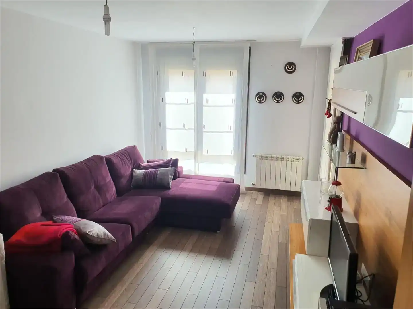 Sala d'estar de Pis en venda en Abejar amb Parquet i Balcó