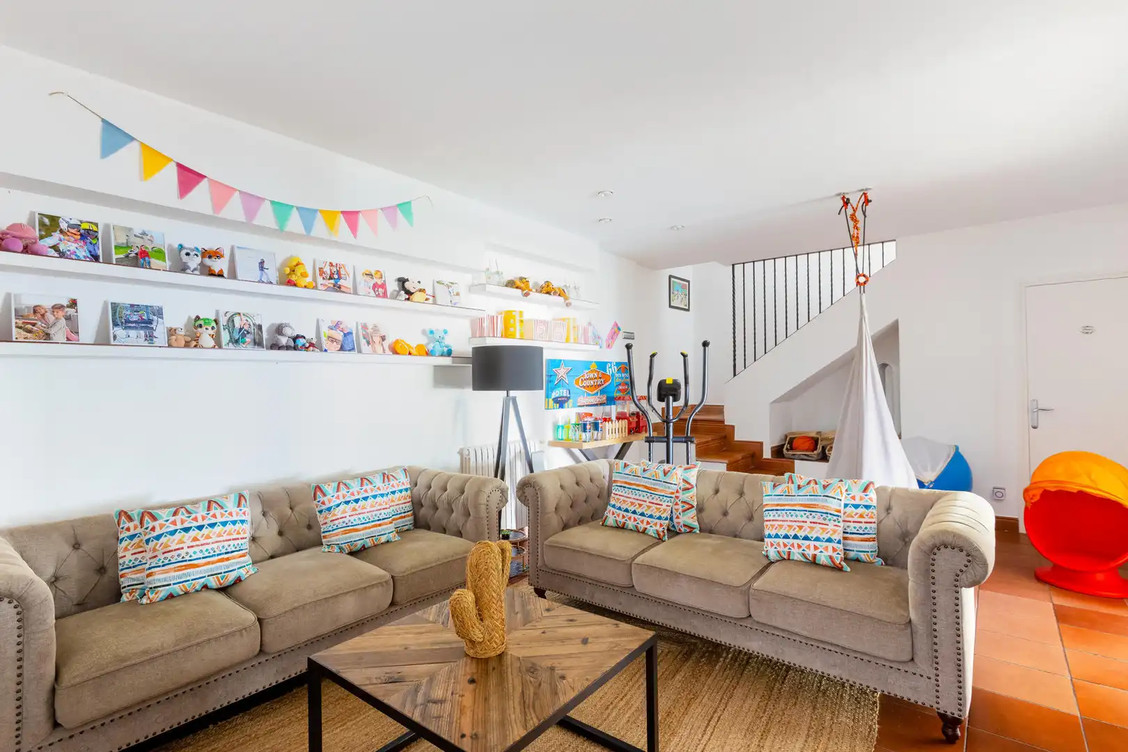 Sala de estar de Casa o chalet en venta en Mataró con Aire acondicionado, Calefacción y Terraza