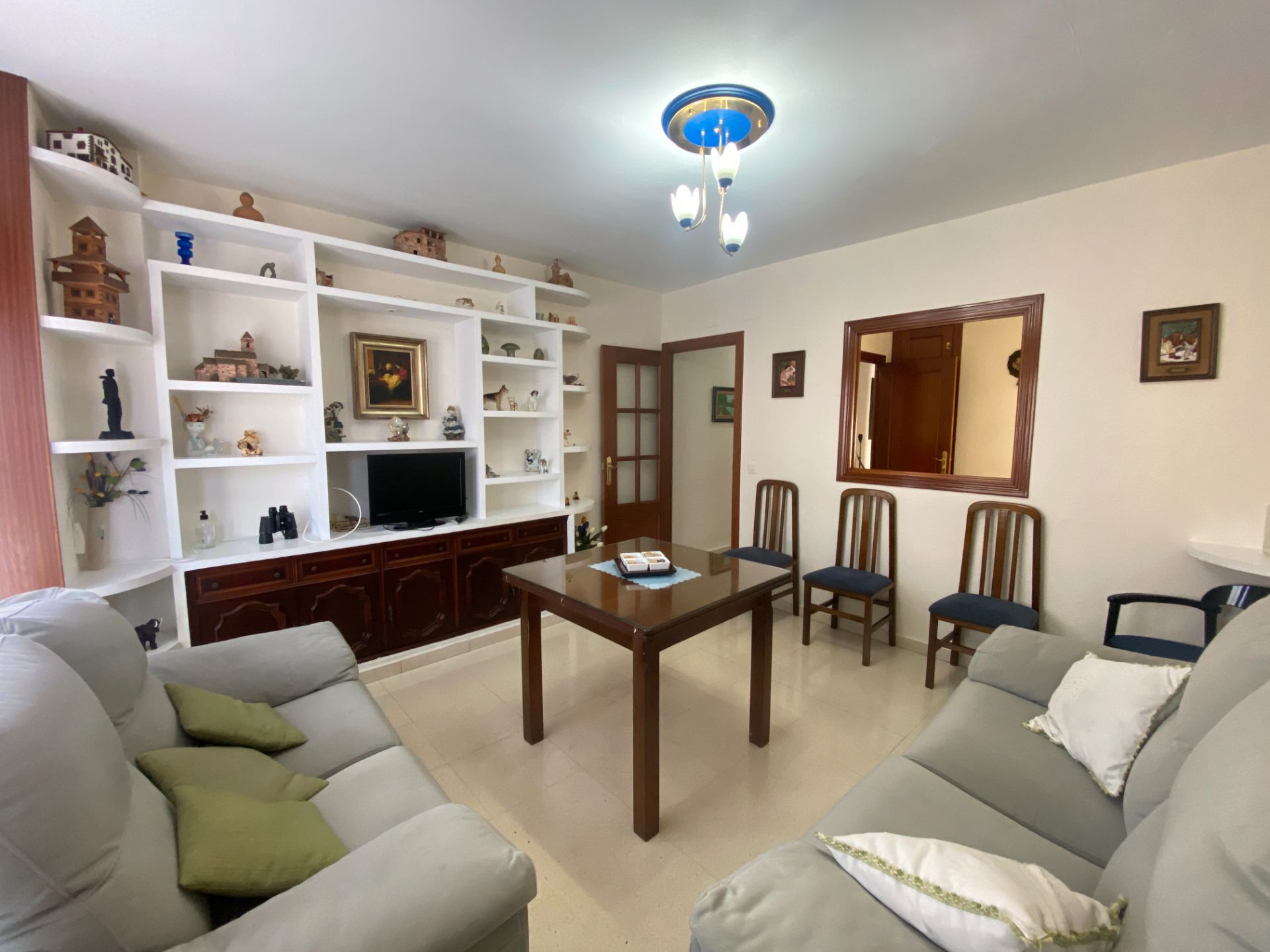 Living room of Flat for sale in  Huelva Capital  with Furnished, Oven and Washing machine