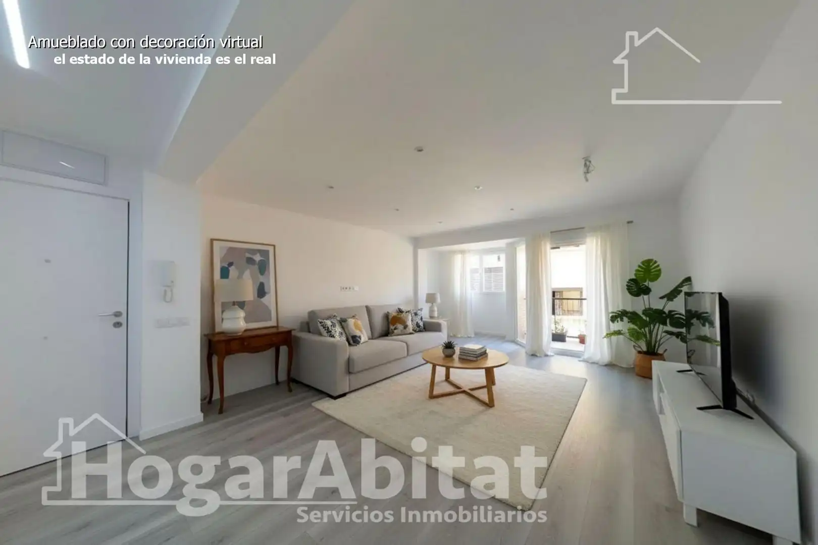 Sala d'estar de Pis en venda en Valencia amb Terrassa i Balcó