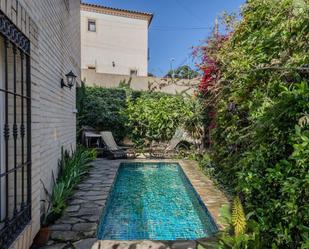 Swimming pool of Single-family semi-detached for sale in Málaga Capital  with Air Conditioner, Private garden and Terrace