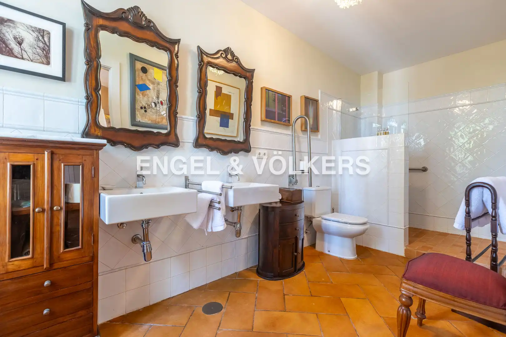 Baño de Casa o chalet en venta en Zufre con Aire acondicionado, Calefacción y Jardín privado