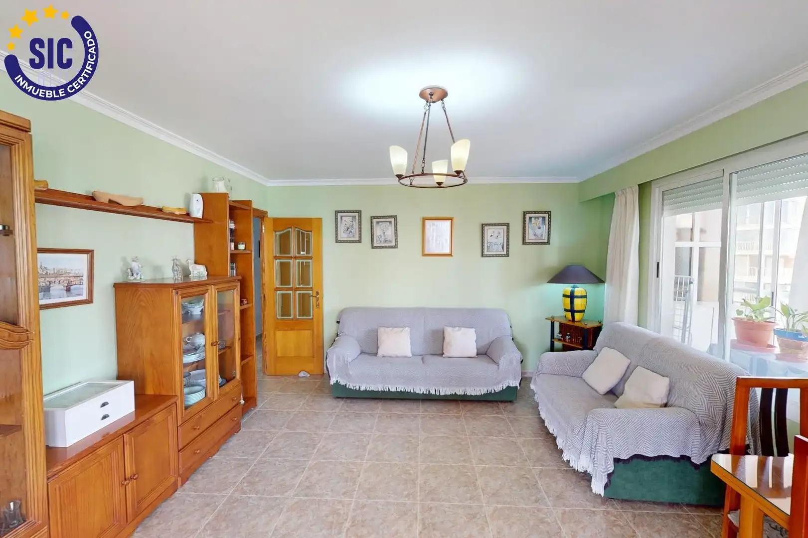 Sala de estar de Apartamento en venta en Benicasim / Benicàssim con Jardín privado, Terraza y Trastero
