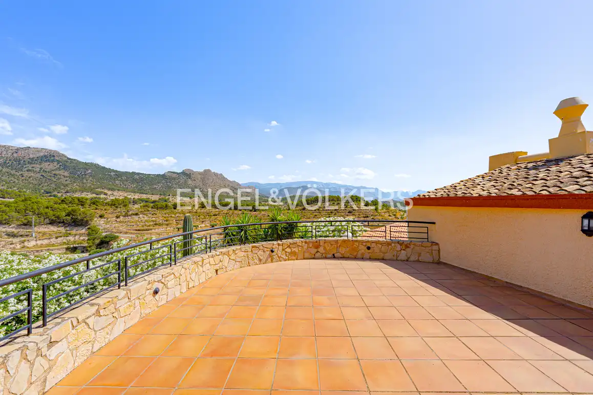 Terraza de Casa o chalet en venta en Relleu con Aire acondicionado, Jardín privado y Terraza