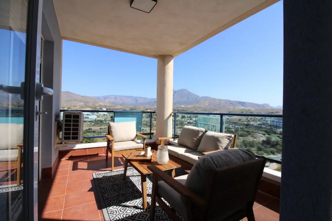 Terrasse von Wohnung zum Verkauf in Villajoyosa / La Vila Joiosa mit Klimaanlage, Terrasse und Abstellraum