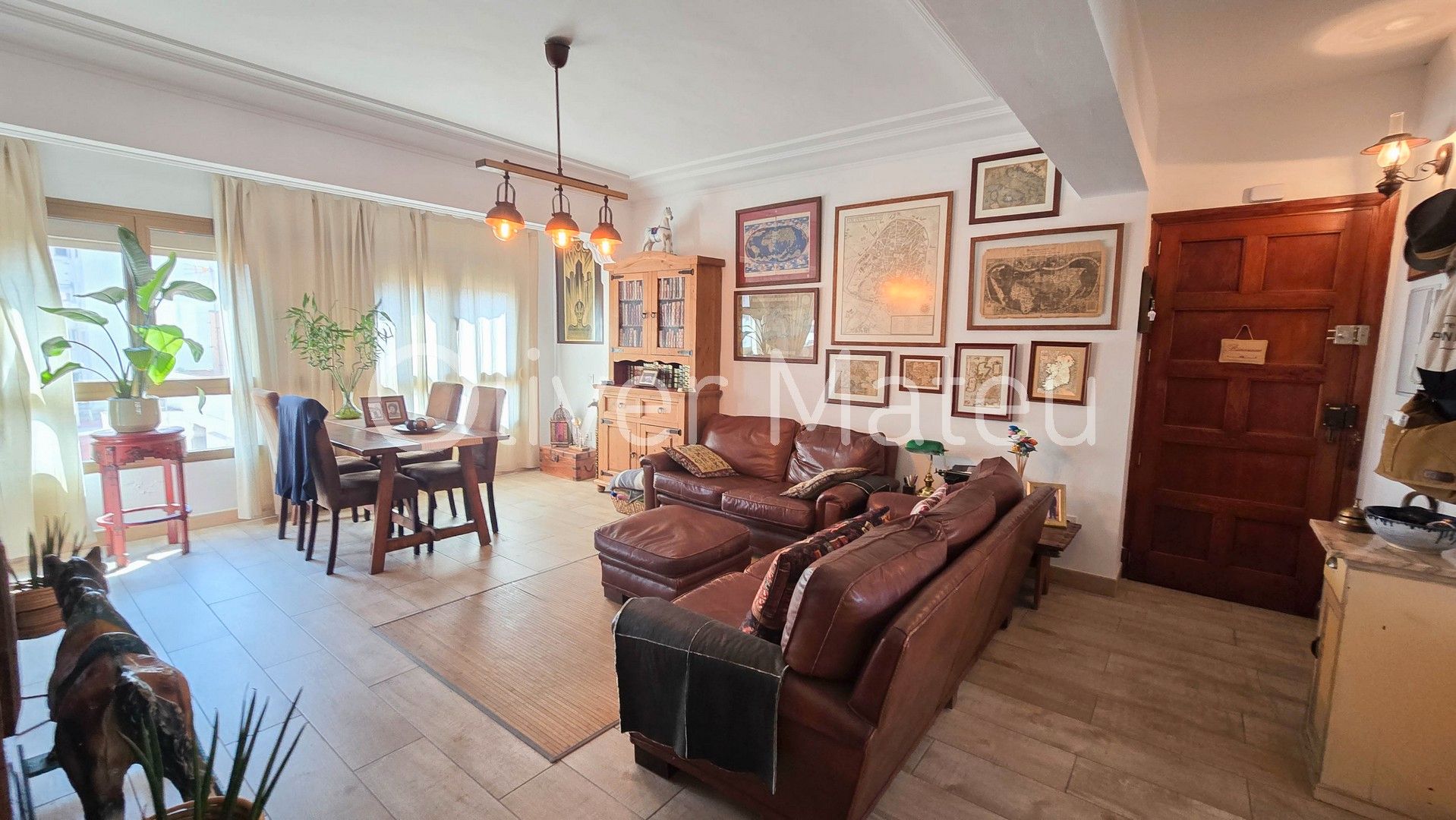 Sala d'estar de Pis en venda en  Palma de Mallorca amb Aire condicionat, Parquet i Balcó