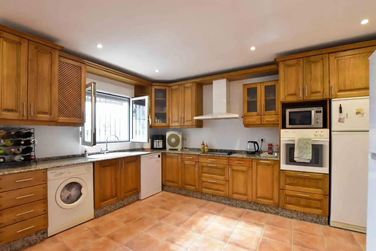 Cocina de Casa o chalet en venta en Huércal-Overa con Aire acondicionado, Piscina y Amueblado