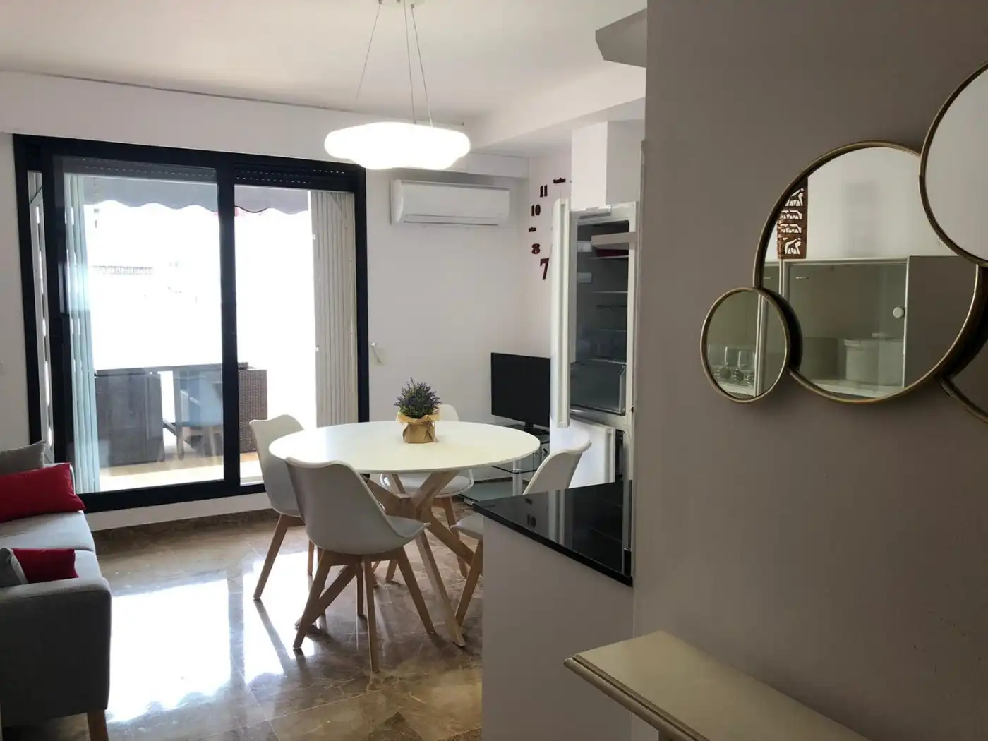 Comedor de Ático de alquiler en Valencia con Aire acondicionado, Calefacción y Terraza