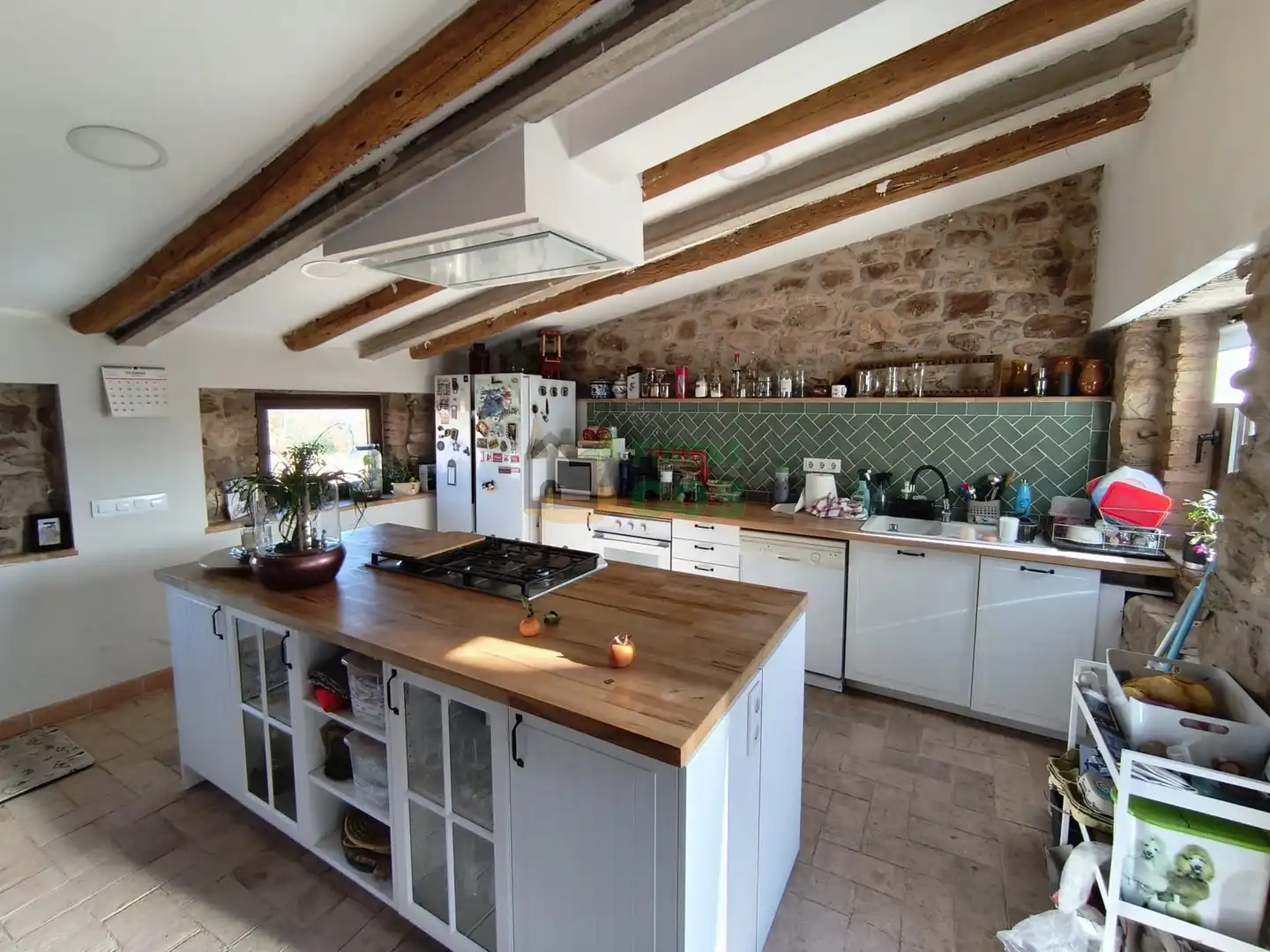 Cocina de Casa o chalet en venta en Òdena con Jardín privado, Terraza y Balcón