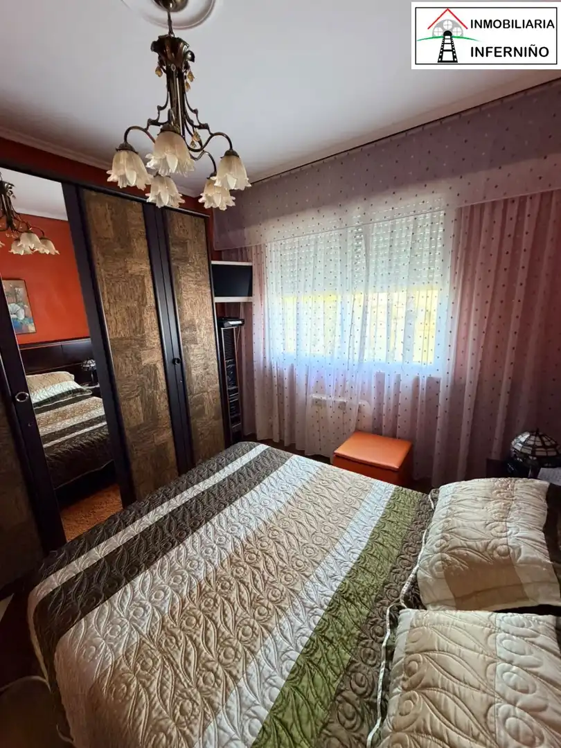 Bedroom of Flat for sale in A Malata - Catabois - Ciudad Jardín