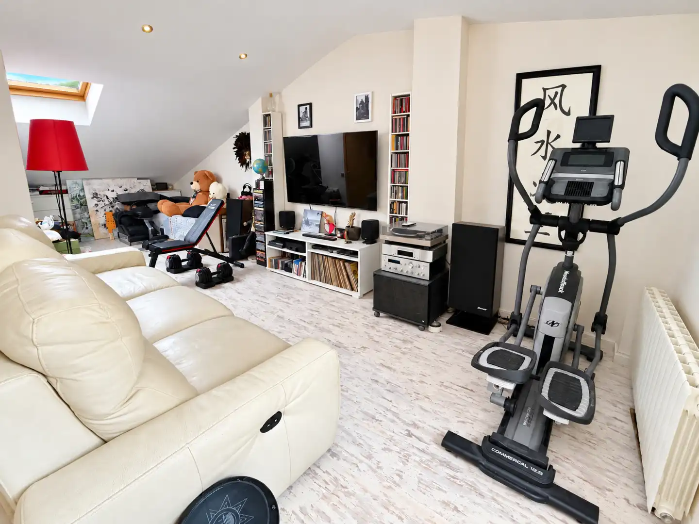 Sala de estar de Casa adosada en venta en Sant Andreu