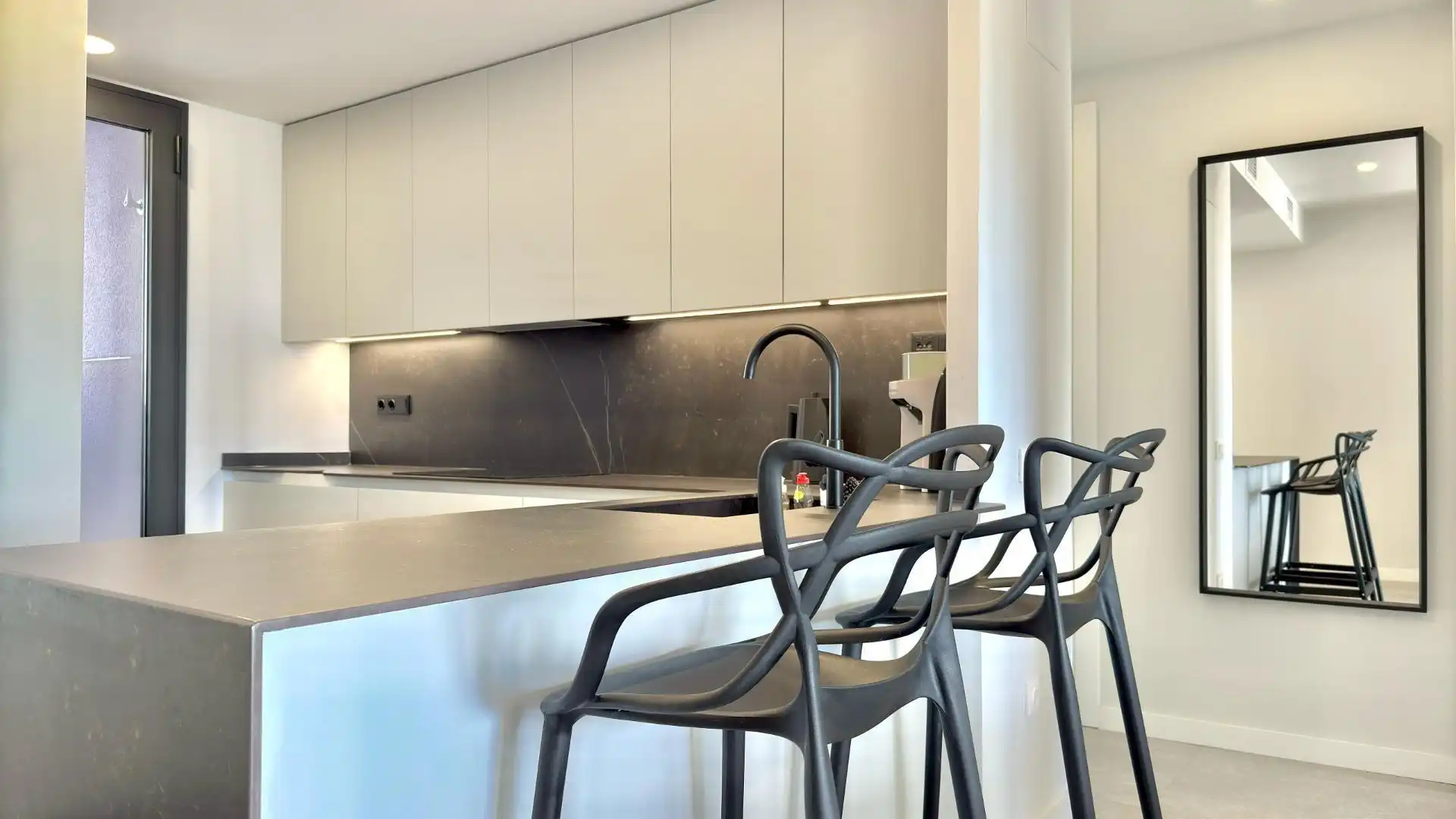 Kitchen of Flat for sale in Finestrat  with Air Conditioner, Heating and Terrace