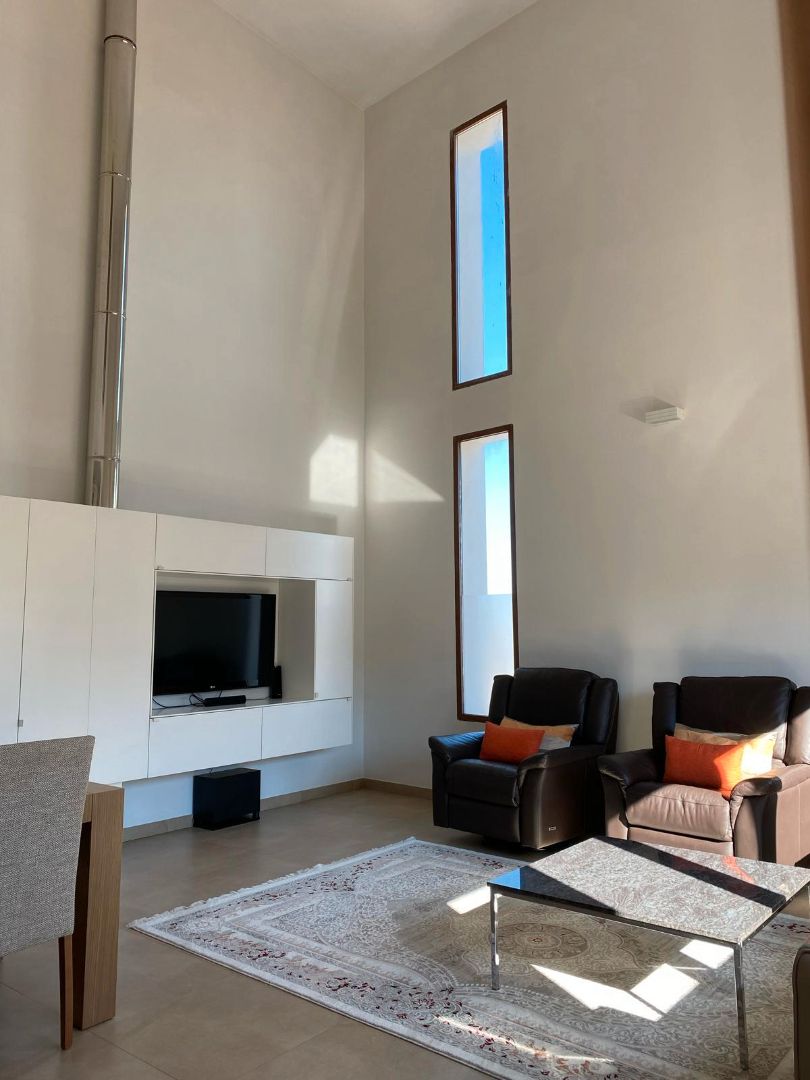 Living room of House or chalet for sale in Alfarrasí  with Air Conditioner, Private garden and Parquet flooring