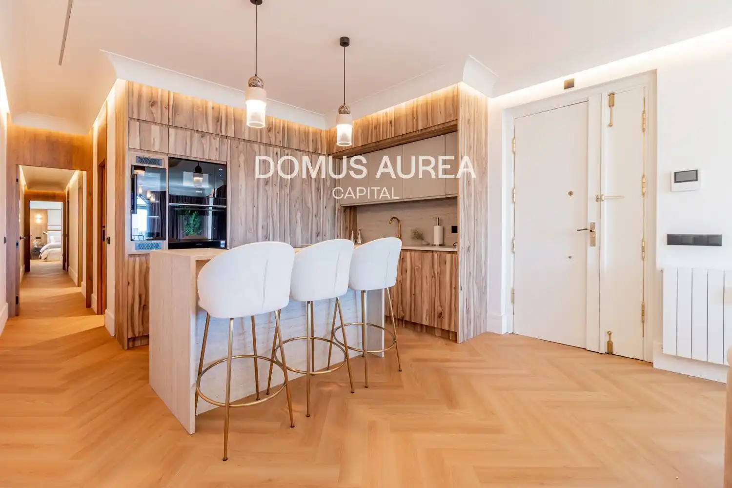 Kitchen of Attic for rent in Madrid  with Air Conditioner, Heating and Parquet flooring