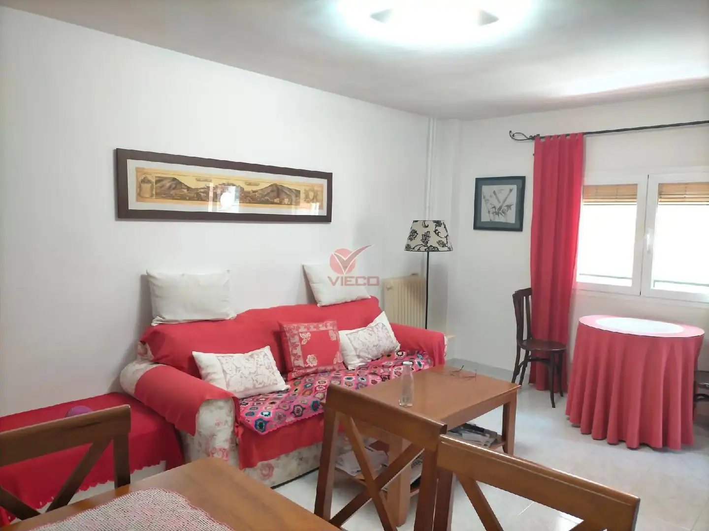 Sala de estar de Piso de alquiler en Cuenca con Calefacción y Amueblado