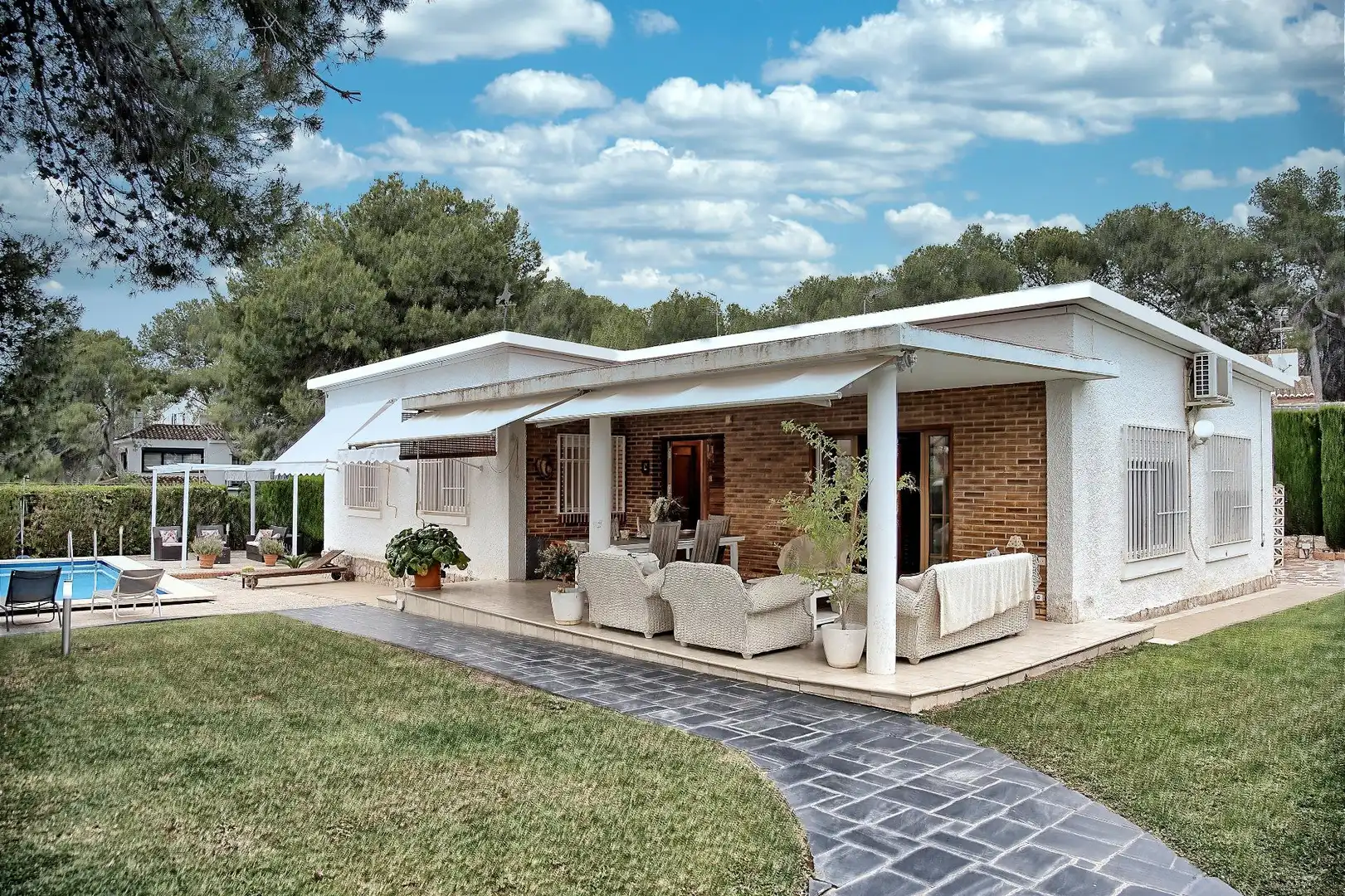 Terraza de Casa o chalet en venta en Paterna con Aire acondicionado, Calefacción y Jardín privado