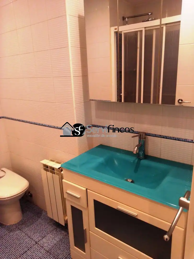 Bathroom of Flat for rent in Madrid  with Air Conditioner, Terrace and Furnished