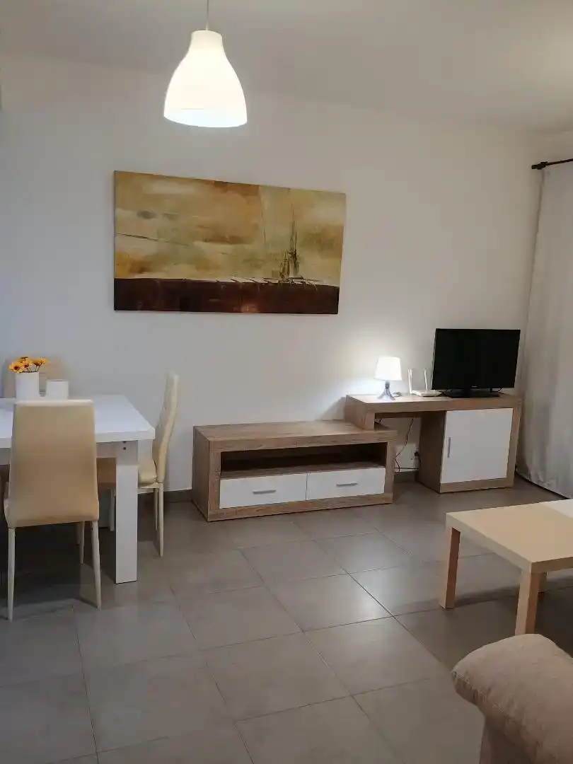 Sala d'estar de Pis de lloguer en Moncofa amb Aire condicionat i Balcó