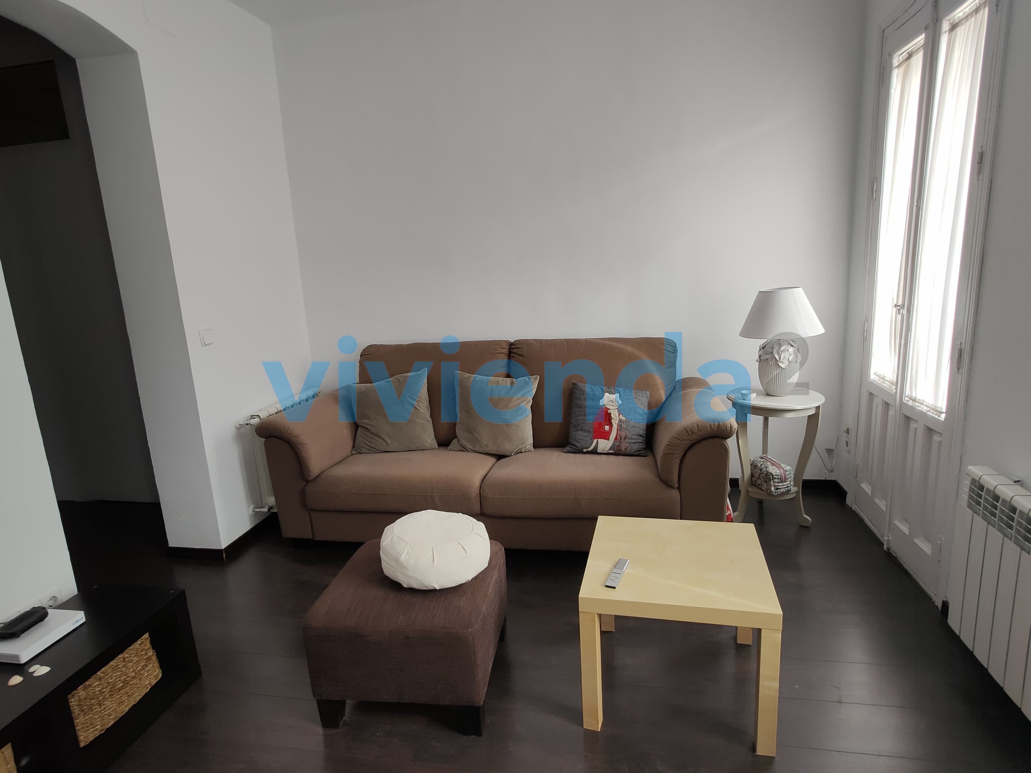 Living room of Flat for sale in  Madrid Capital  with Air Conditioner, Heating and Balcony