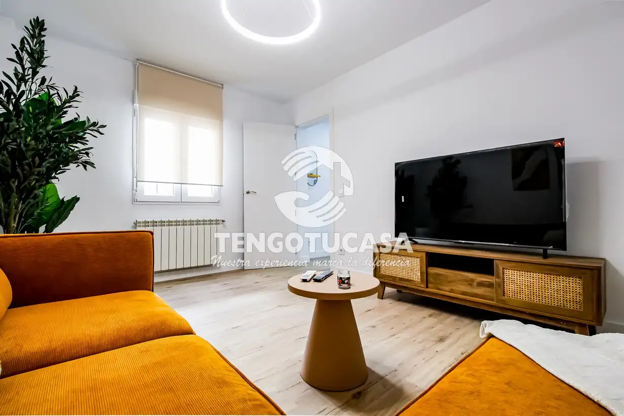 Sala de estar de Piso en venta en  Madrid Capital con Aire acondicionado, Calefacción y Amueblado