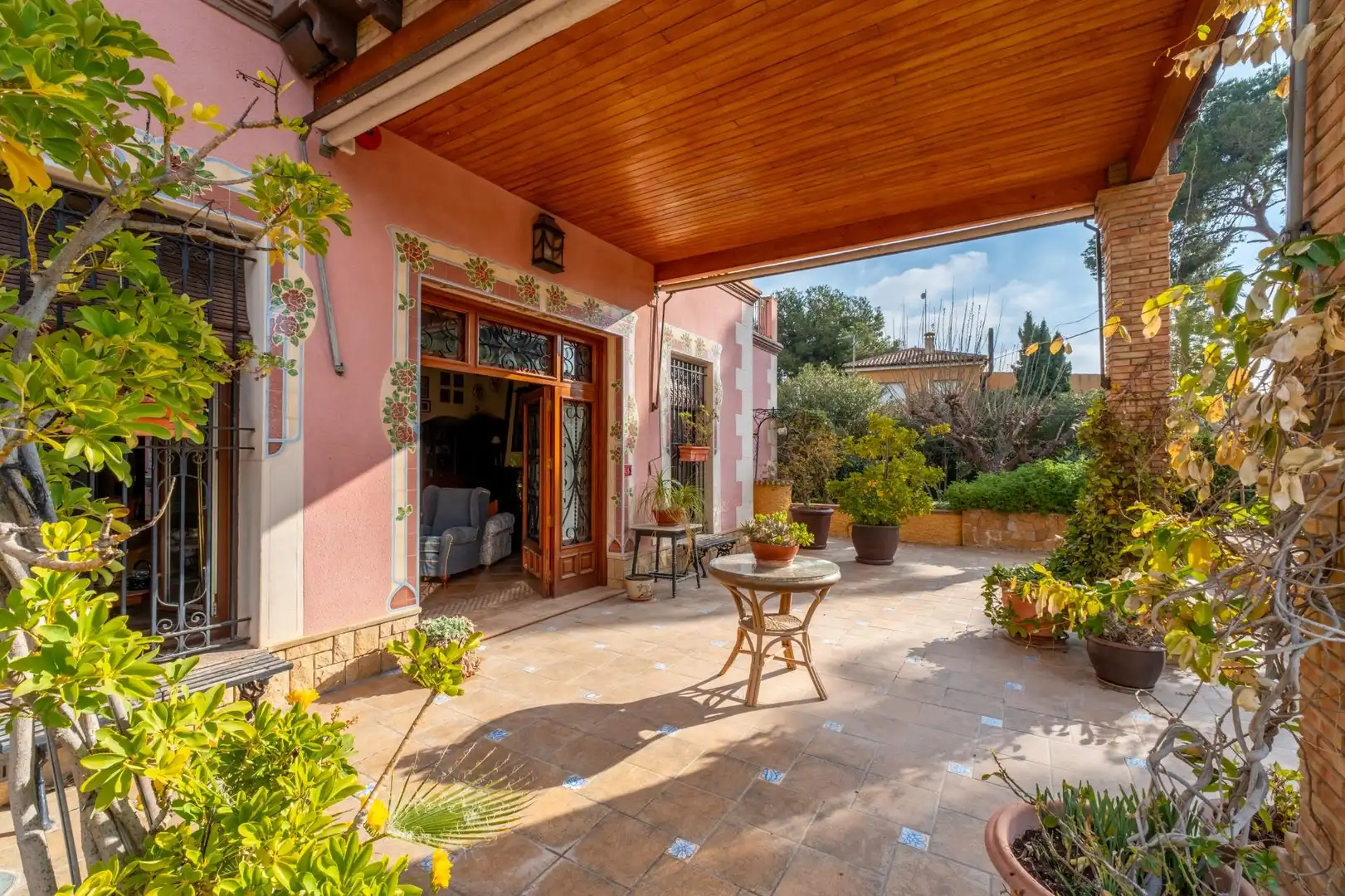 Terraza de Casa o chalet en venta en Elche / Elx con Aire acondicionado, Calefacción y Jardín privado