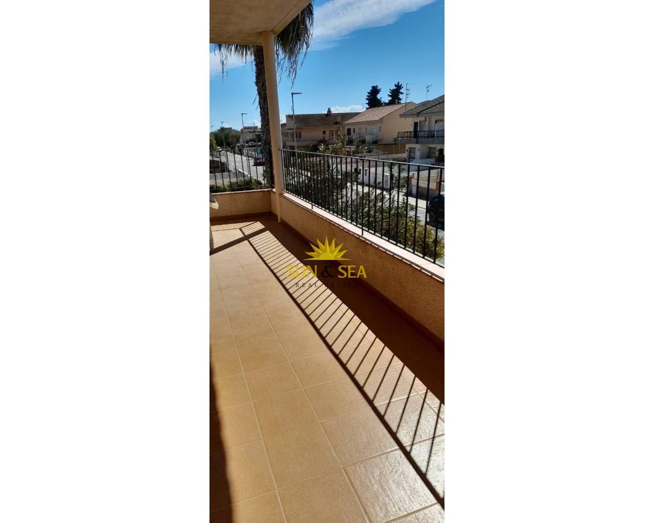 Terrassa de Apartament de lloguer en Los Alcázares amb Calefacció, Terrassa i Moblat