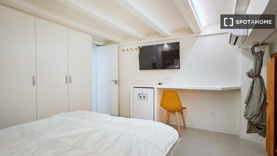 Bedroom of Flat to rent in  Barcelona Capital  with Air Conditioner, Heating and Furnished