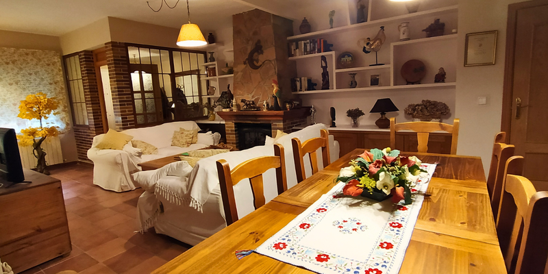 Dining room of House or chalet for sale in Venturada  with Private garden, Terrace and Furnished